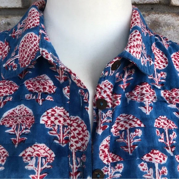 Inde Rooh Ruffled Dress sz M - Picture 3 of 13